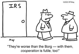 The IRS: Cooperation is futile